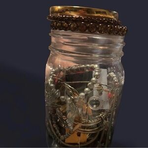 fall jewelry jar